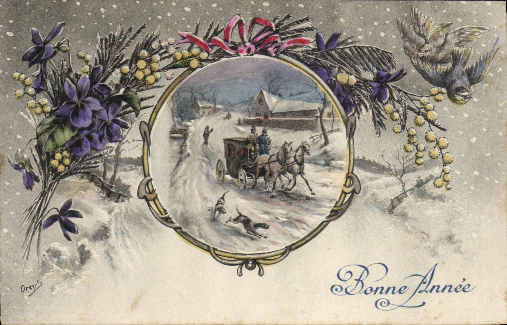 CPA Fantaisie Fleurs le sourire des parfums