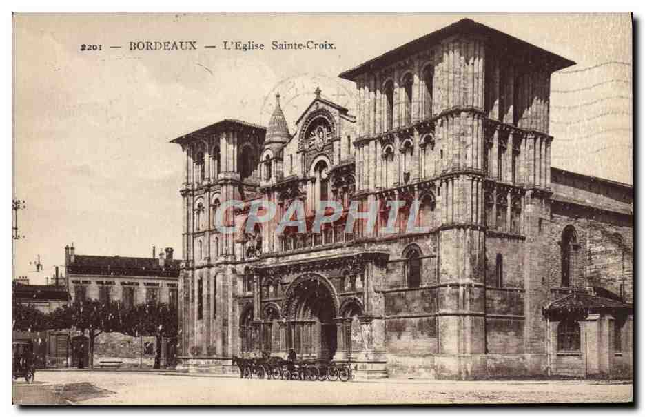 CPA Bordeaux L'Eglise Sainte Croix