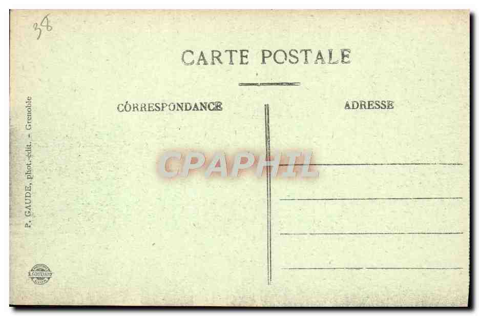 Vizille - Parc du Château Lesdiguières — Dauphiné, éditeur P. GAUDE, n° 232 — Rückseite