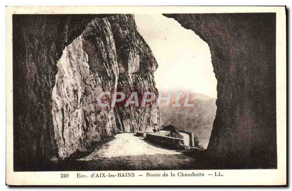CPA Environs d'Aix Les Bains Route de la Chambotte