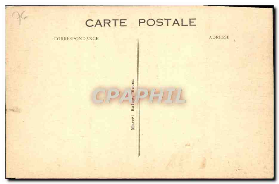 CPA Rouen Vue Generale Prise De La Cote Sainte Catherine  — Rückseite