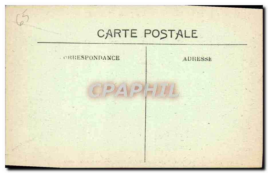 CPA Cauterets Rout Du Pont d'Espagne Cascade du Cerisey — Rückseite