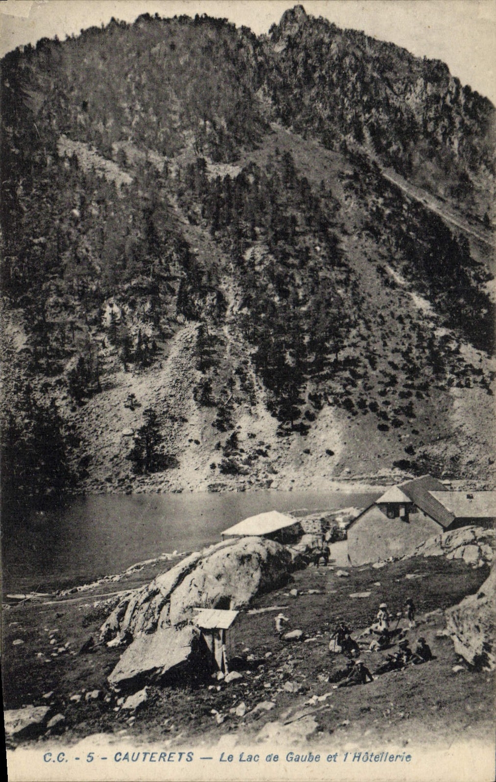 Cauterets — Le Lac de Gaube et l'Hôtellerie — C.C. 5