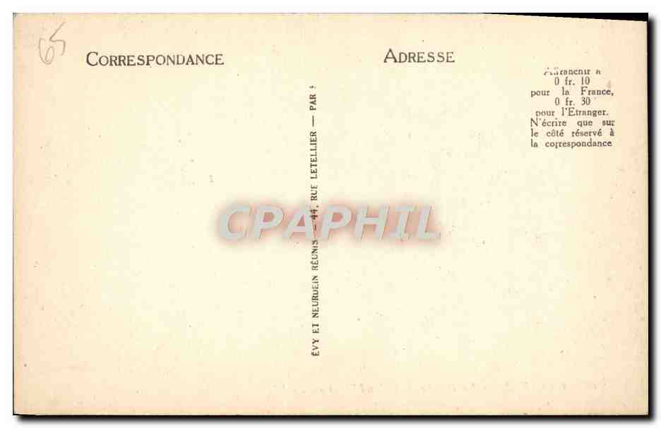 CPA Gavarnie La breche de Roland — Rückseite