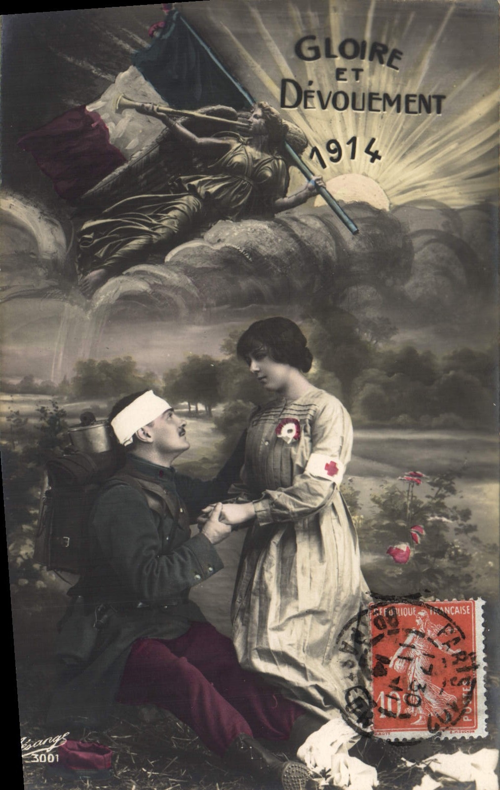 Ehre und Treue — 1914 — Verleger Lézange, Nr. 3001