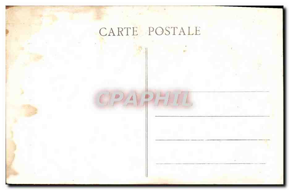 CPA Fantaisie Sainte Genevieve baisant la medaille  — Rückseite