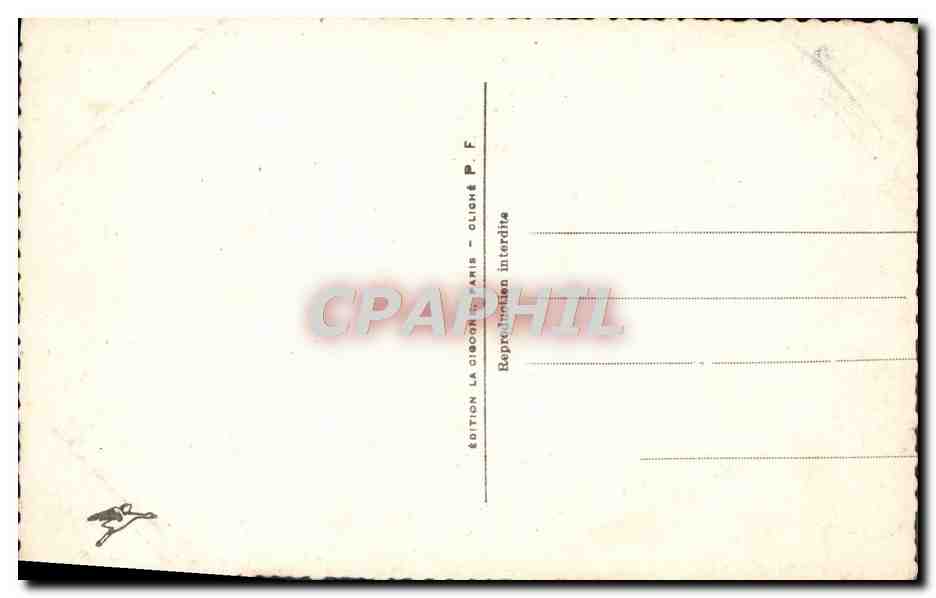 Couple amoureux dans un arbre en forme de cœur — éditeur P.F. n°793 — Verso