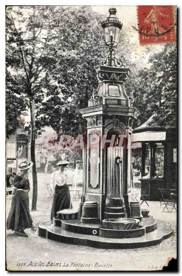 CPA Aix les Bains La fontaine Buvette