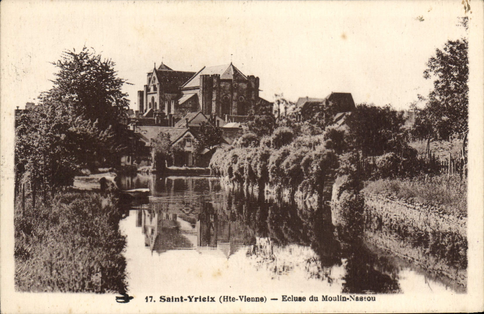 CPA Saint Yrieix Ecluse Du Moulin Nassou