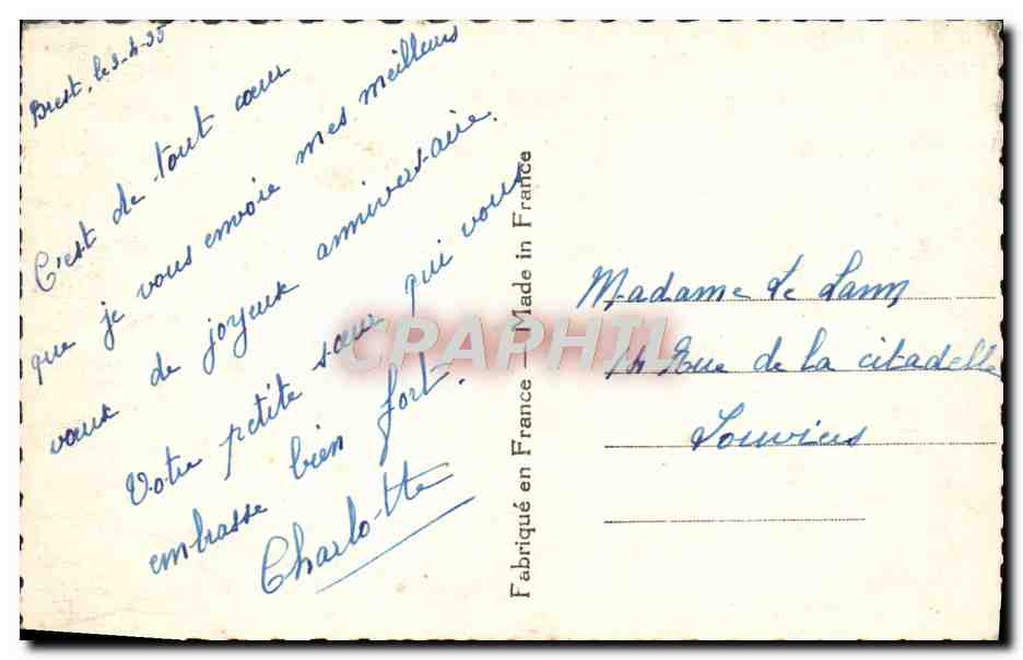 CPA Fantaisie Enfants — Rückseite
