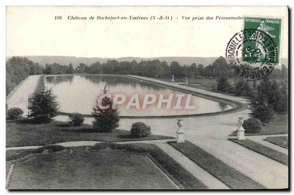 Château de Rochefort-en-Yvelines — Vue prise des Promenades — S.-&-O. n°189
