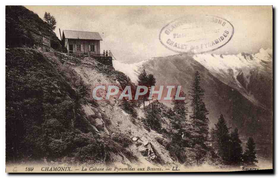 CPA Chamonix La Cabane Des Pyramides Aux Bossons