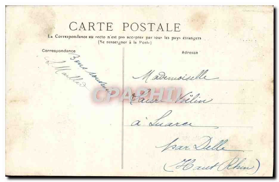 CPA Talmont Le Chevet De I'Eglise — Rückseite