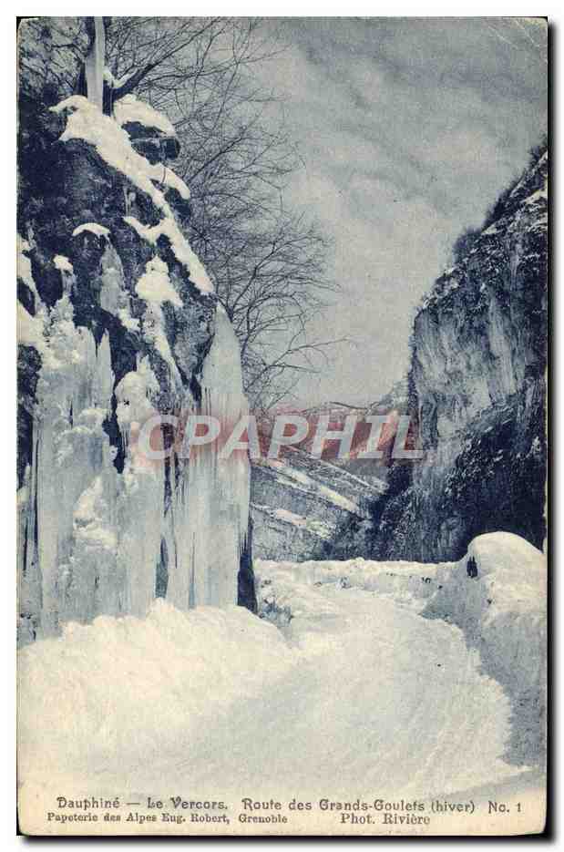 CPA Dauphine Le Vercors Route Des Grands Goulets
