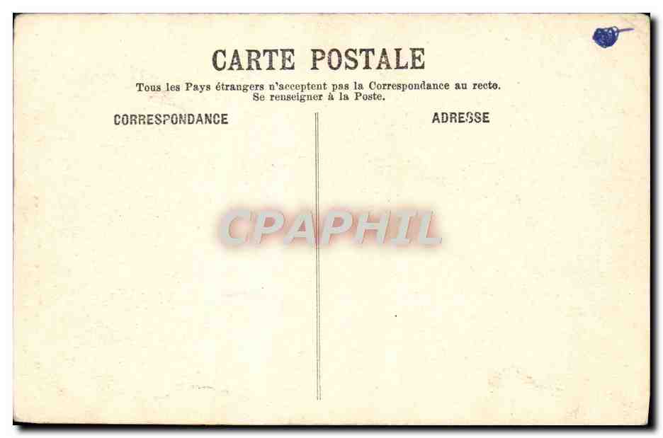 CPA Dauphine Le Vercors Route Des Grands Goulets — Verso