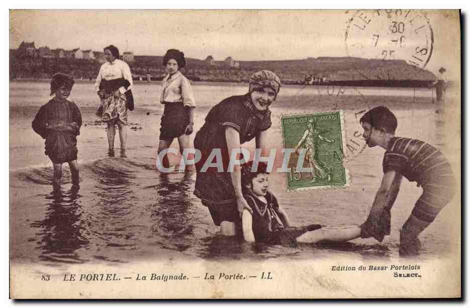 Le Portel — La Baignade — La Portée — LL — Édition du Bazar Portelois Select