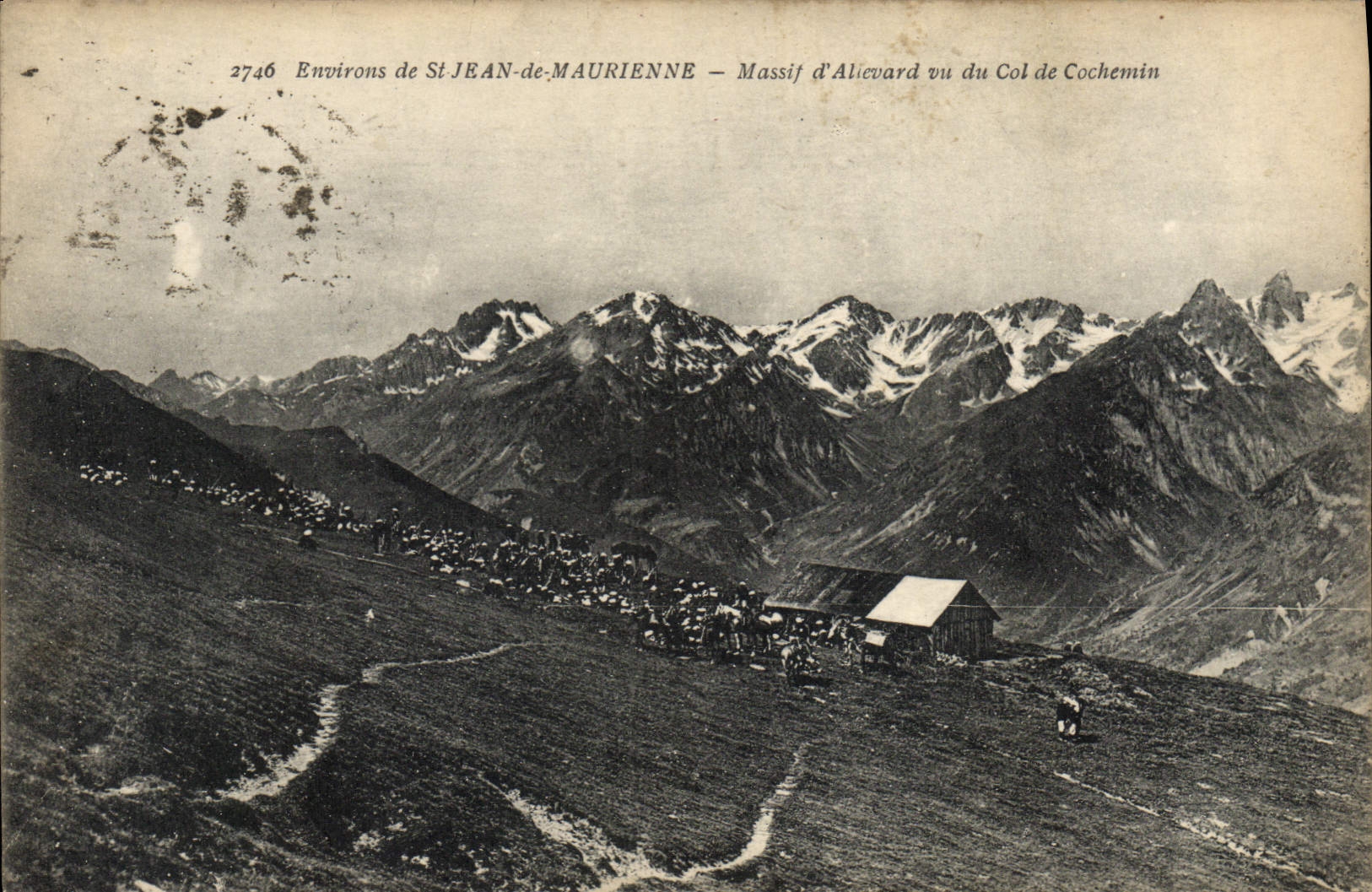 CPA St Jean De Maurienne Massif d'Alievard vu du col de Cochemin 