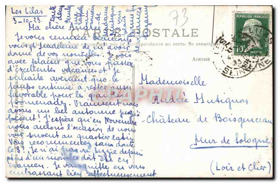 CPA Chambery Le Donjon Du Chateau Des Ducs De Savoie — Rückseite
