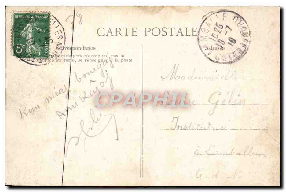 Versailles — Hameau du Petit Trianon — Le Pont Rustique — Éditeur EDP, n° 127 — Verso