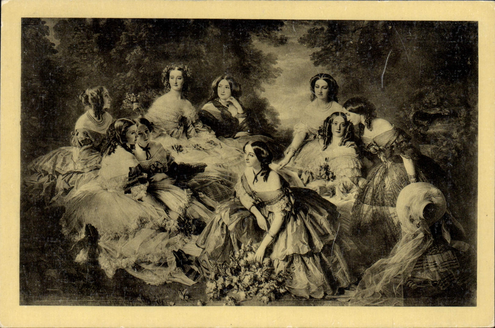 CPA Chateau De Malmaison Winterhalter l'imperatrice Eugenie et ses dames d'honneur