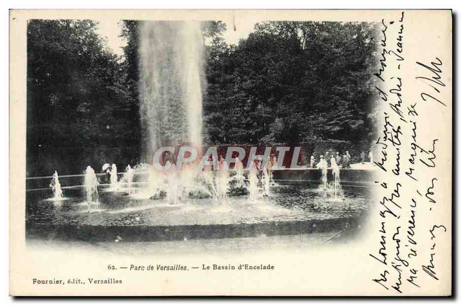 Parc de Versailles — Der Bassin d'Encelade — Fournier, Éditeur, Versailles
