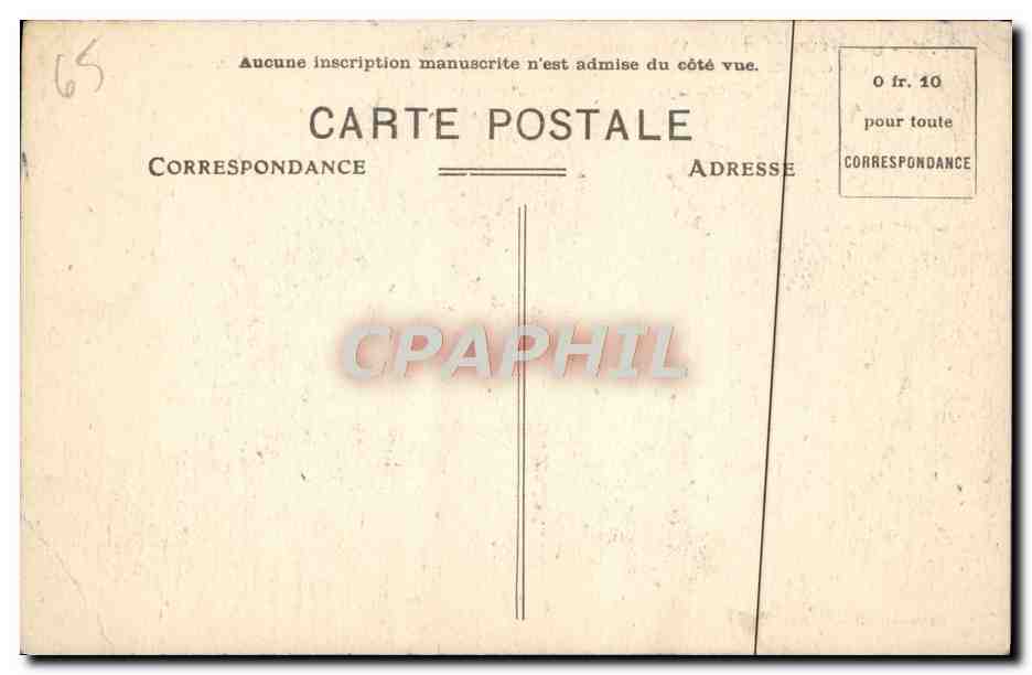 CPA Cauterets Vignemale des Oulettes de Gaube  — Rückseite