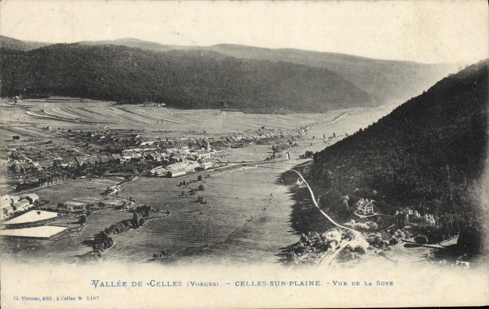 CPA Vallee De Celles Celles Sur Plaine Vue De La Soye