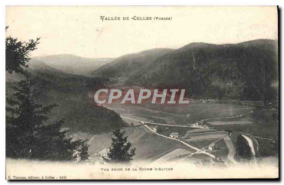 CPA Vallee De Celles Vue prise de la roche d'Alvine