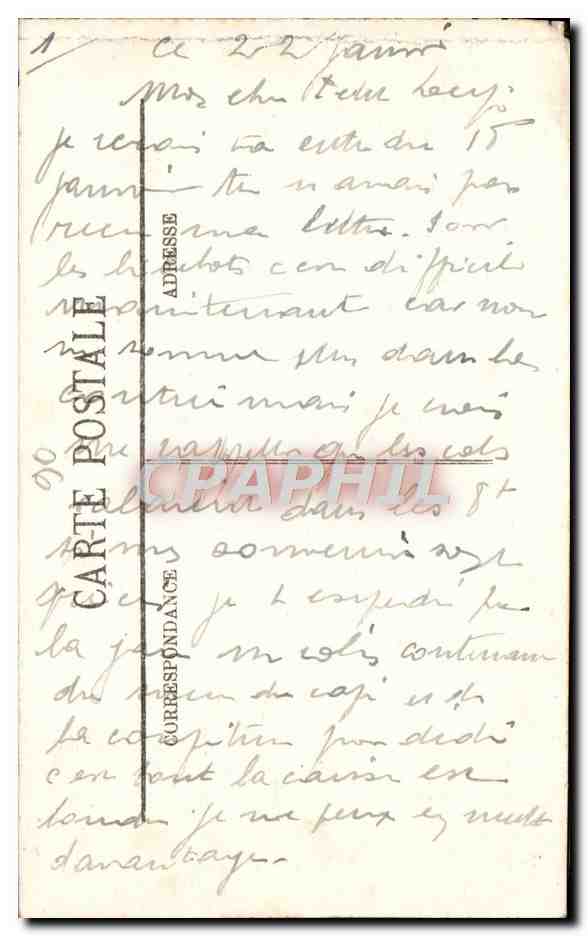 CPA Belfort La Statue Quand Meme — Verso