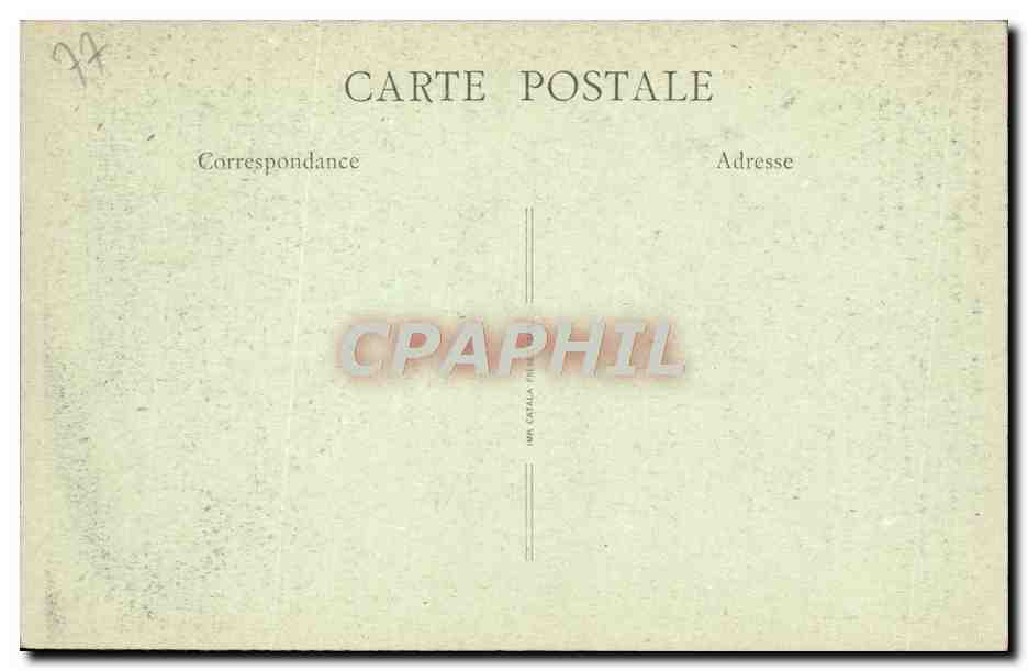 CPA Provins Tour De Cesar ou tour du roi  — Rückseite