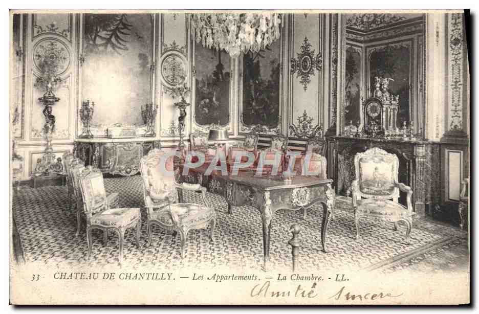 Château de Chantilly — Les Appartements — La Chambre — LL.