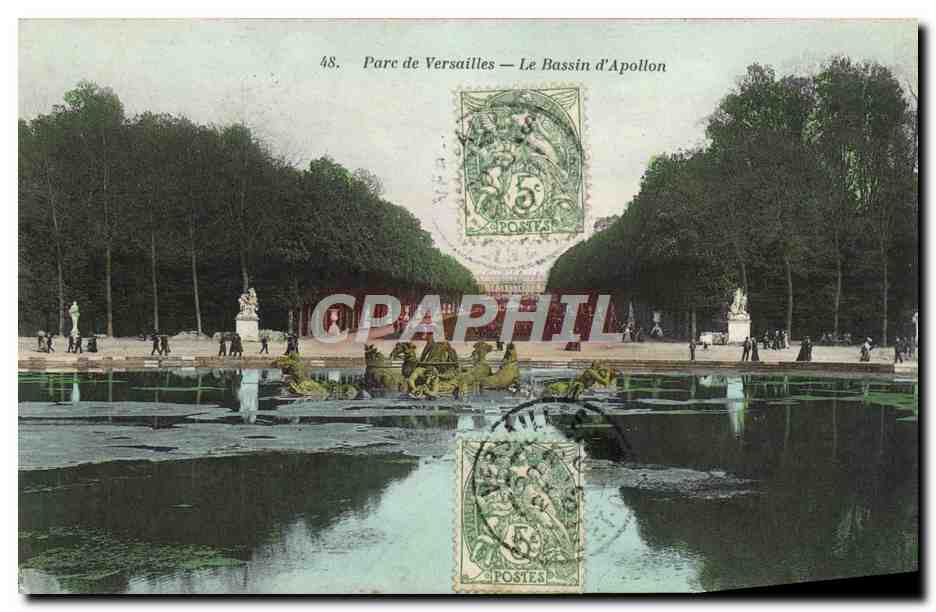 CPA Parc De Versailles Le Bassin D'Apollon