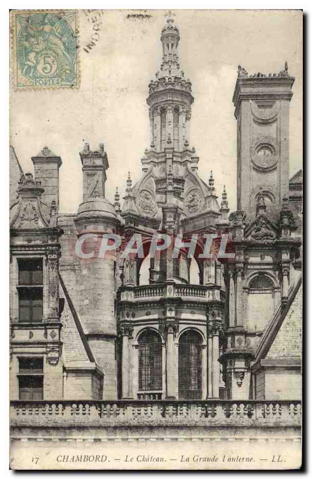 CPA Chambord Le Chateau La Grande lanterne