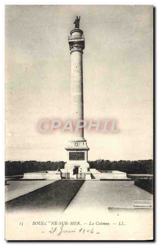 Boulogne-sur-Mer — La Colonne — L.I. — Imprimerie Nouvelle Photographique, Paris