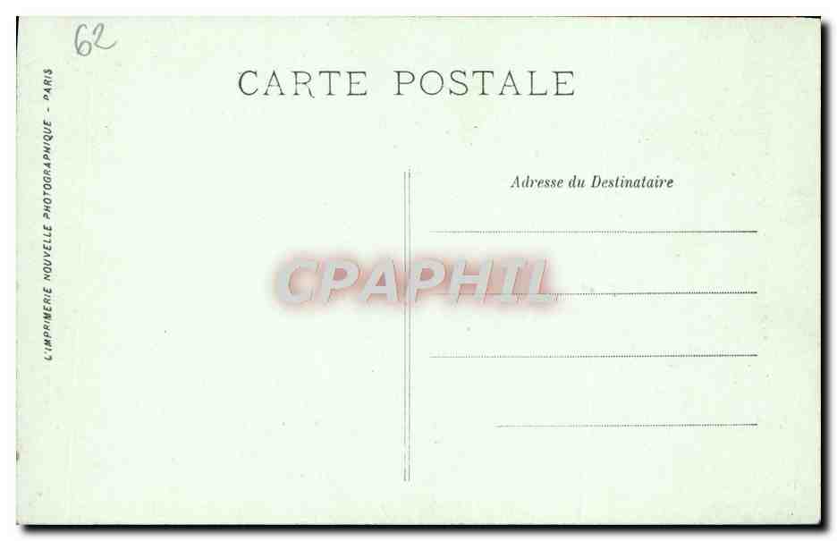 Boulogne-sur-Mer — La Colonne — L.I. — Imprimerie Nouvelle Photographique, Paris — Verso