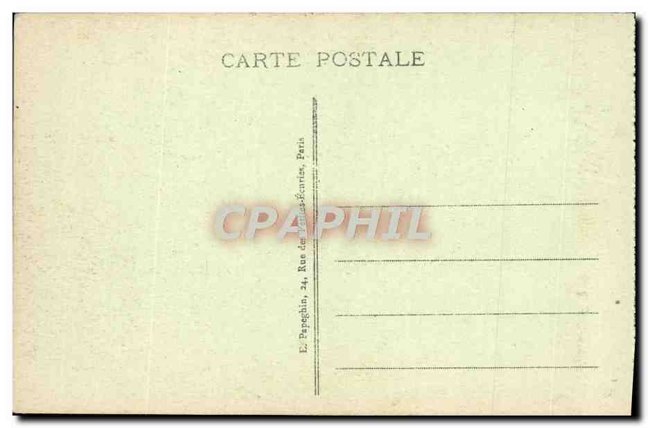 CPA Versailles Panorama Du Chateau Et Des Jardins — Rückseite