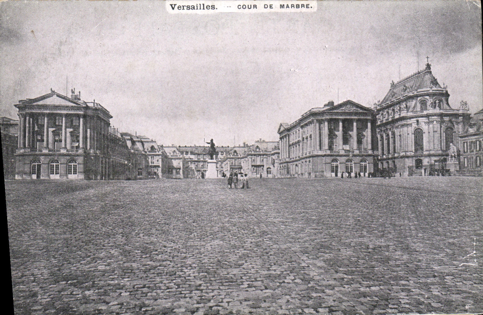 Versailles — Cour de Marbre — unbekannter Verleger, Seriennummer 78