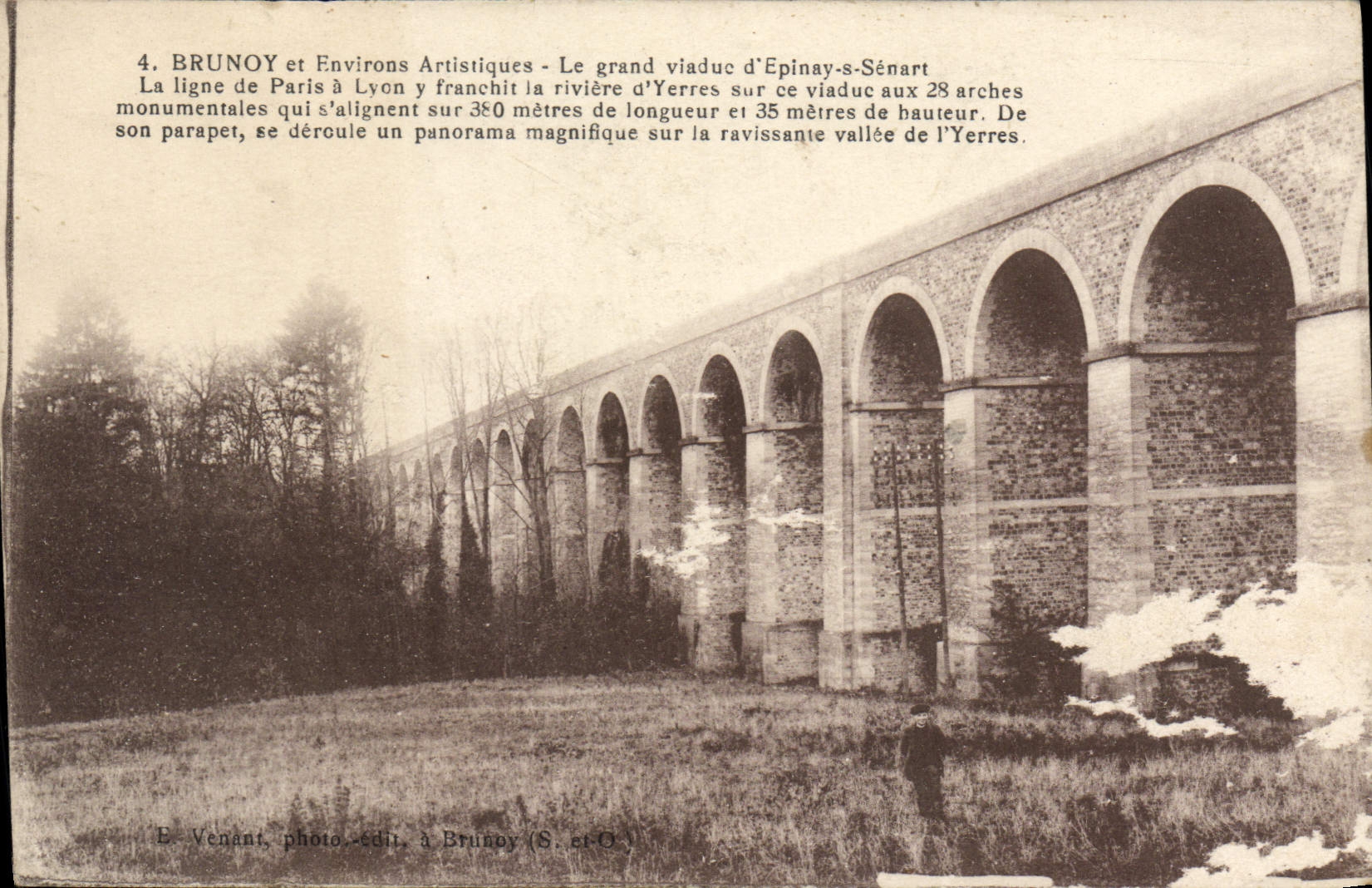 CPA Brunoy Et Environs Artistiques Le Grand viaduc d'Epinay sous Senart