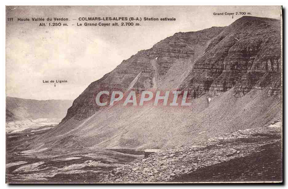 CPA Colmars Les Alpes Station Estivale Le grand Coyer