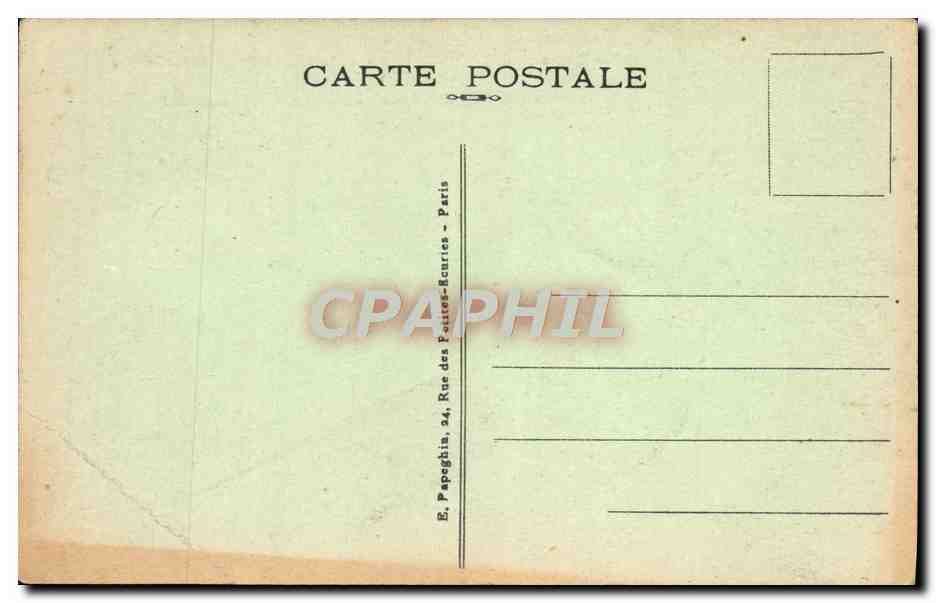 CPA Chateau D'Arques La Bataille Interieur Du Bas Relief D'Henri IV — Rückseite