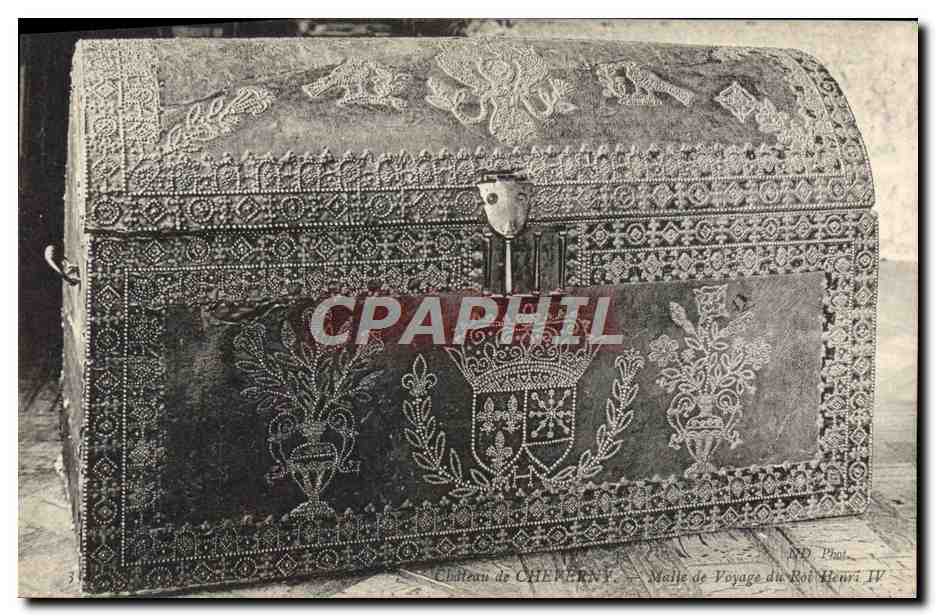 CPA Cheverny Malle De Voyage Du Roi Henri IV