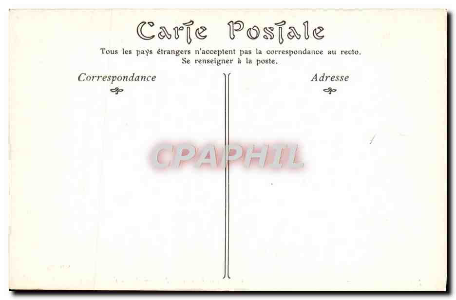 CPA Cheverny Malle De Voyage Du Roi Henri IV — Rückseite