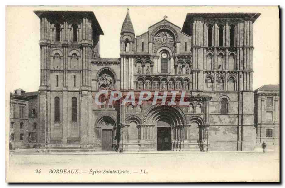 CPA Bordeaux Eglise Sainte Croix
