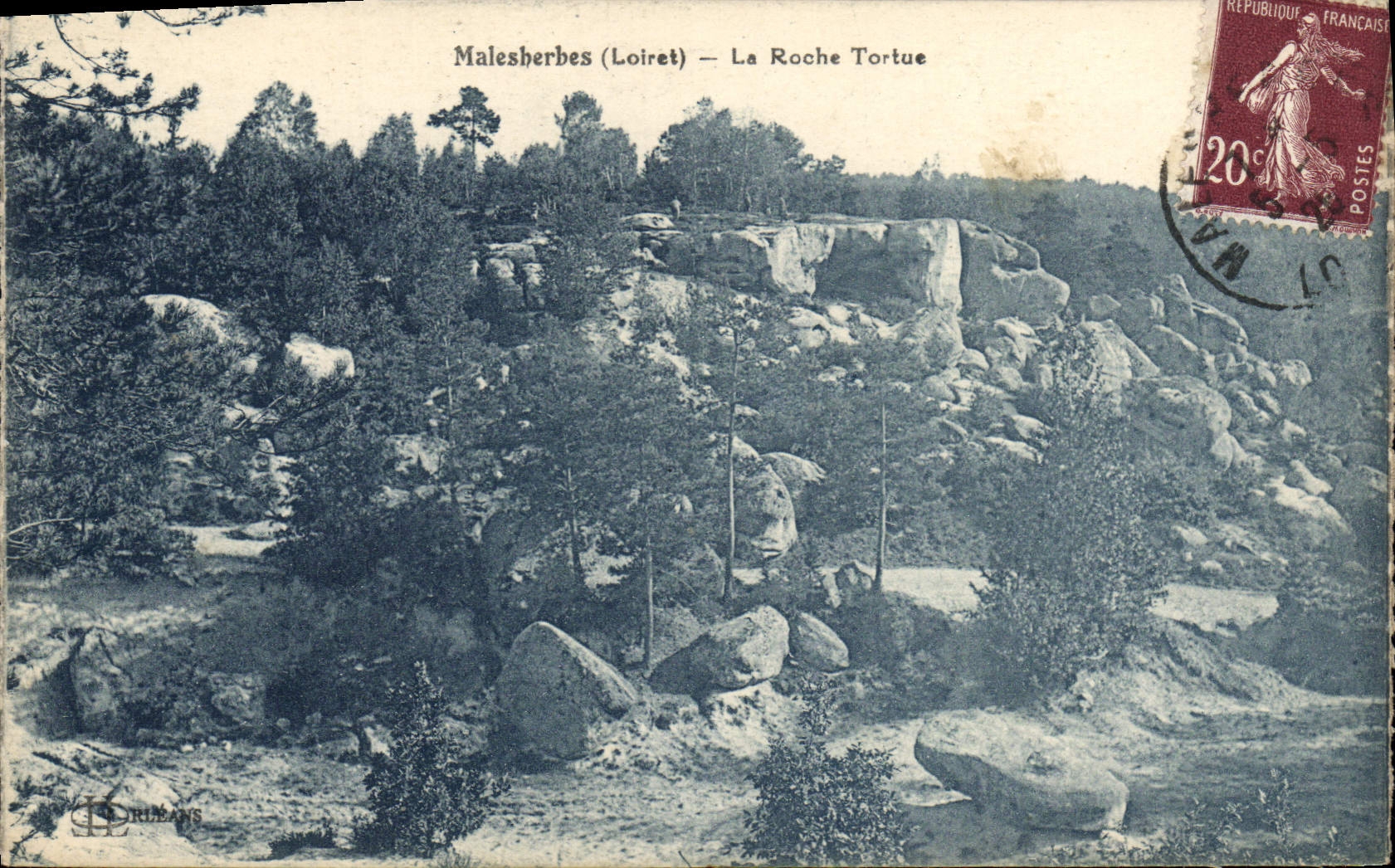CPA Malesberbes La Roche Tortue