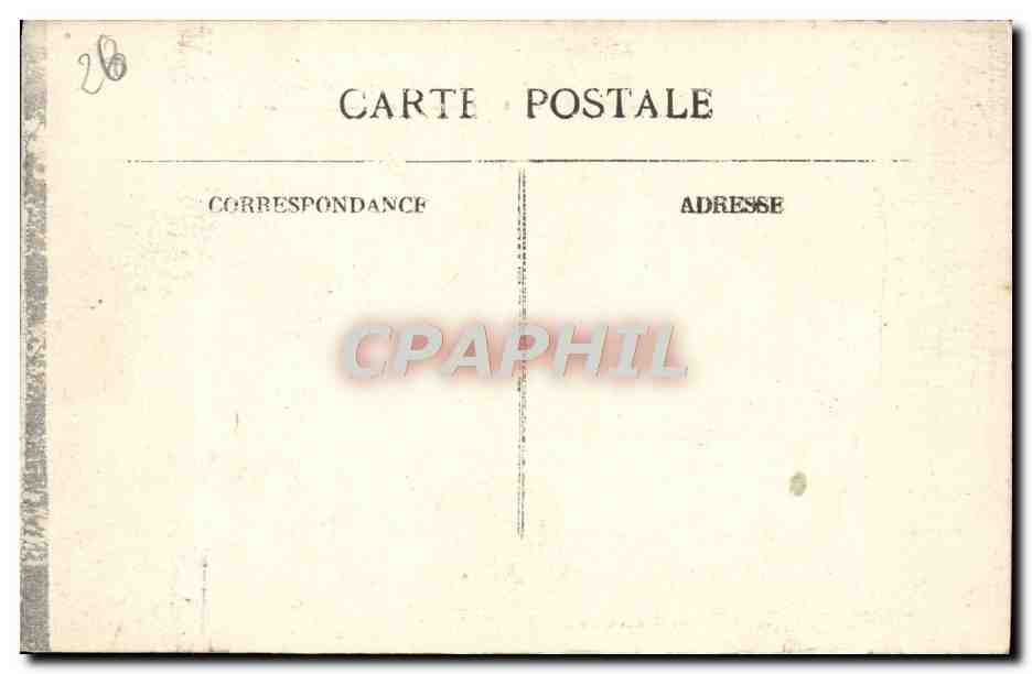 CPA Foret de Lente Route Forestiere de Combe Laval — Rückseite