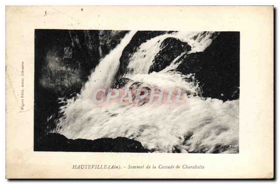 Hauteville (Ain) - Sommet de la Cascade de Charabolte — Miguel Féliz, Autos Librairie