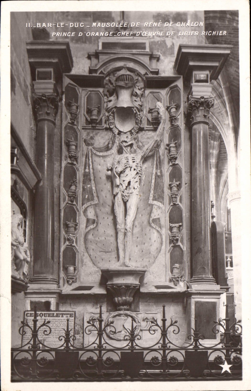 Bar-le-Duc — Mausolée de René de Châlon, prince d'Orange — Chef-d'œuvre de Libier Richier