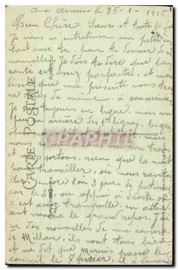 CPA Avec Rosalie on embroche Certainement plus d'un Boche Militaria  — Rückseite