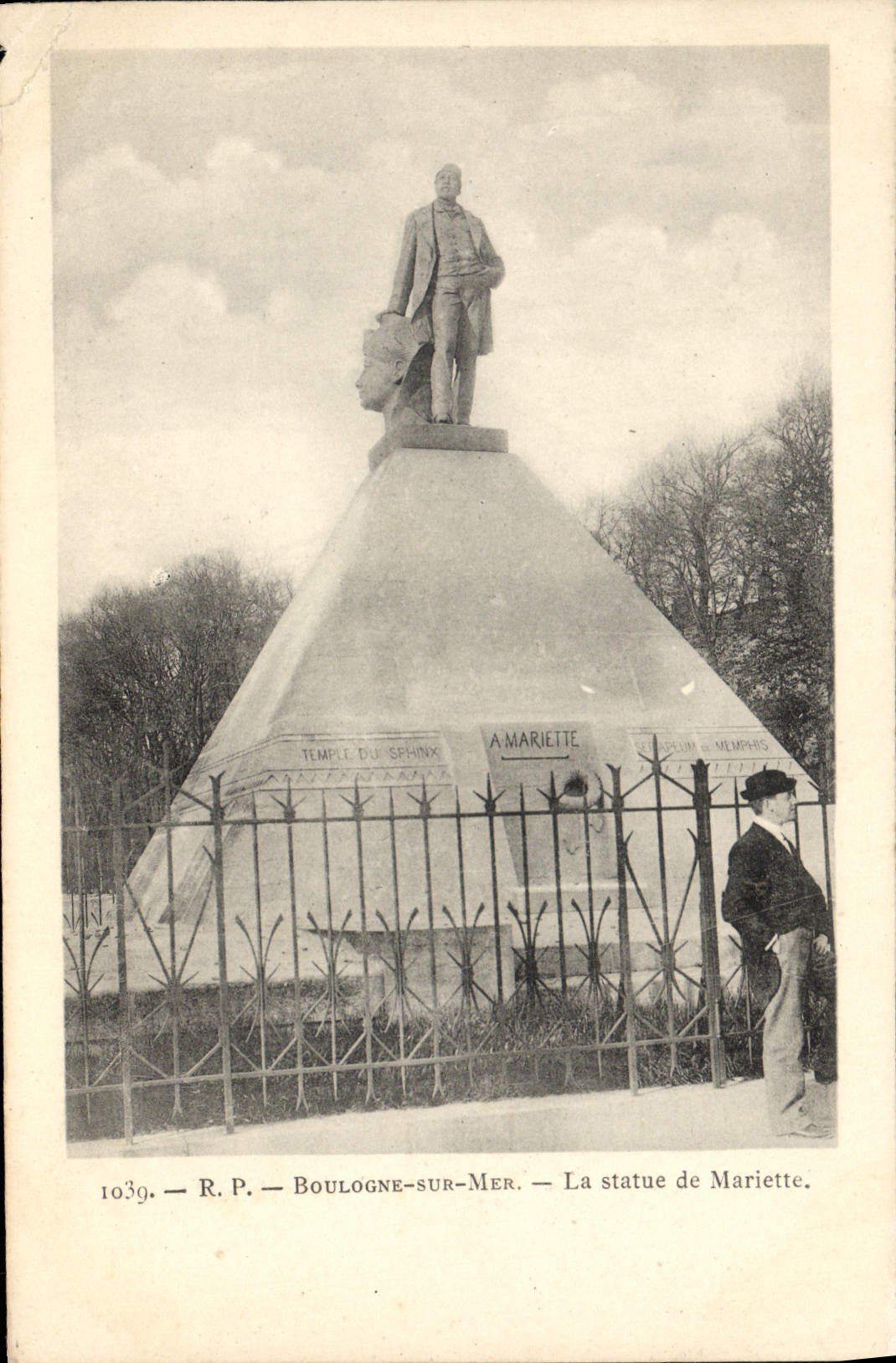 Boulogne-sur-Mer — La statue de Mariette — R.P. n°1039