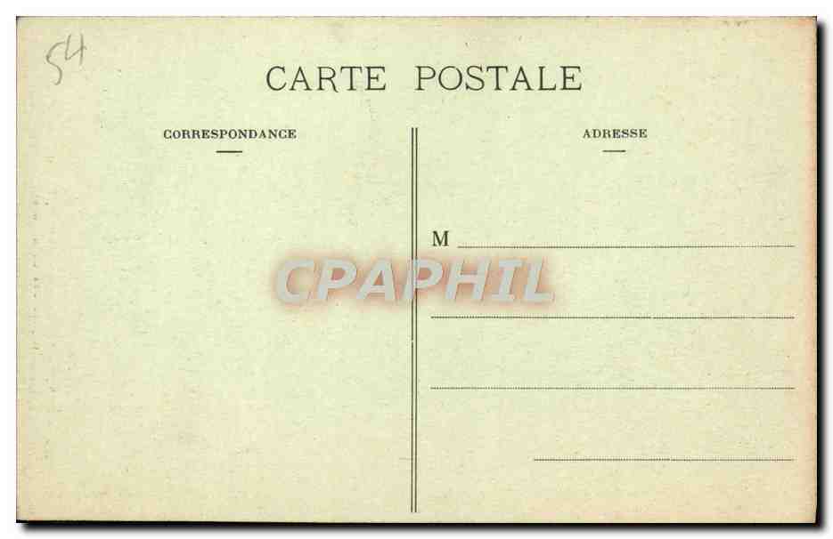 CPA Nancy Tombeau de Leopold Duc de Lorraine Eglise des Cordeliers — Verso